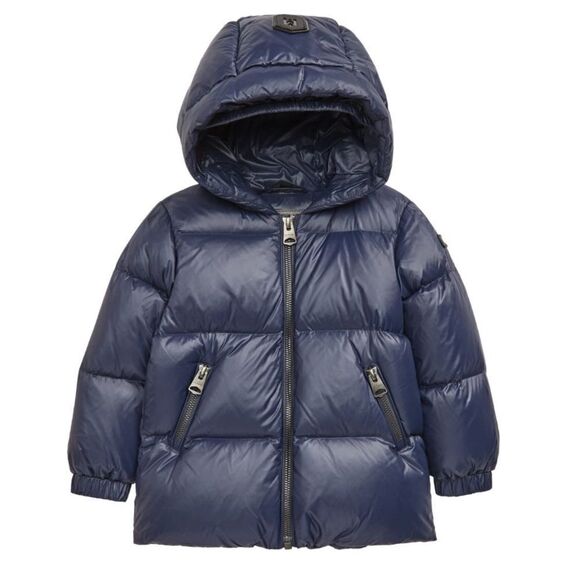 MACKAGE Morgan Water Repellent Down Insulated Hooded Puffer Jacket, 6 Months NWT - Picture 1 of 16
